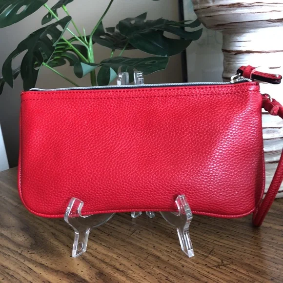 VIBRANT Lipstick Red Large Wristlet - Picture 8 of 14